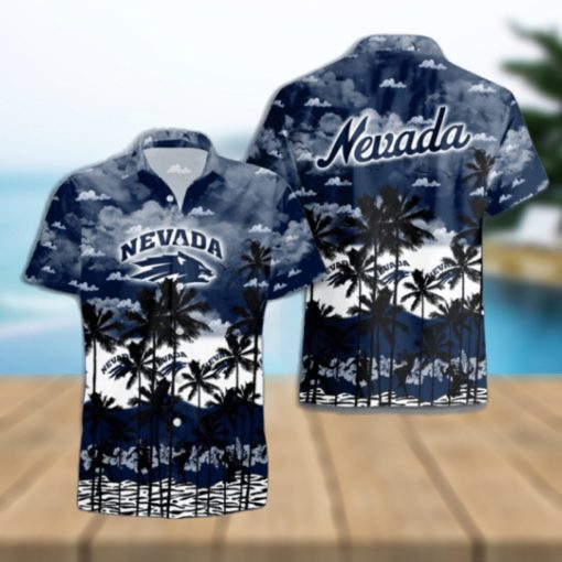 Nevada Wolf Pack Palms Tree Hawaiian Shirt