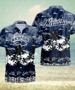 Nevada Wolf Pack Palms Tree Hawaiian Shirt