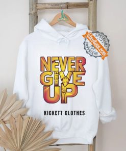 Never Give Up Over Size T Shirt