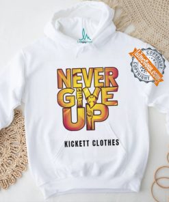 Never Give Up Over Size T Shirt