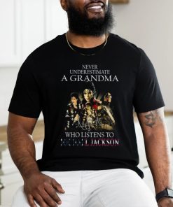 Never Underestimate A Grandma Who Listens To Michael Jackson T Shirt