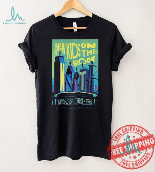 New Kids On The Block Jul 14 2024 Dos Equis Pavilion in Dallas TX Poster Shirt