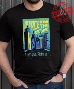 New Kids On The Block Jul 14 2024 Dos Equis Pavilion in Dallas TX Poster Shirt