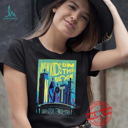 New Kids On The Block Jul 14 2024 Dos Equis Pavilion in Dallas TX Poster Shirt