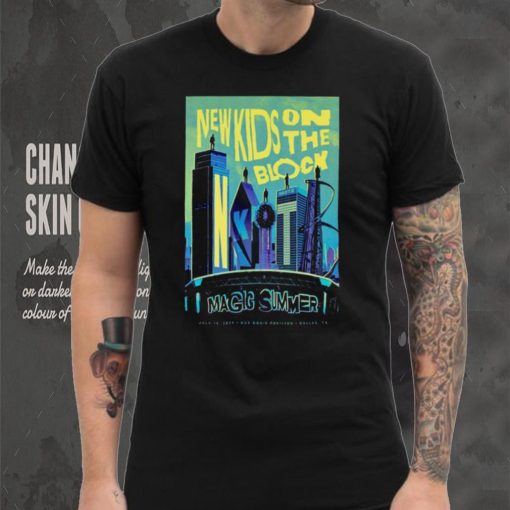 New Kids On The Block Jul 14 2024 Dos Equis Pavilion in Dallas TX Poster Shirt