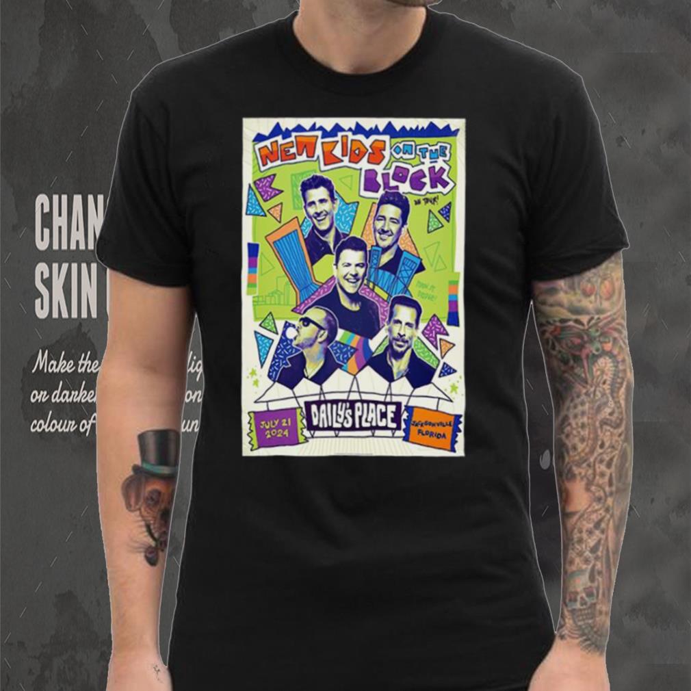 New Kids On The Block Tour In Jacksonville FL July 21 2024 Poster Shirt New Kids On The Block Tour In Jacksonville FL July 21 2024 Poster Shirt