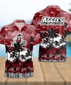 New Mexico State Aggies Palms Tree Hawaiian Shirt