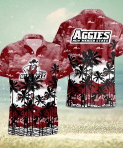 New Mexico State Aggies Palms Tree Hawaiian Shirt