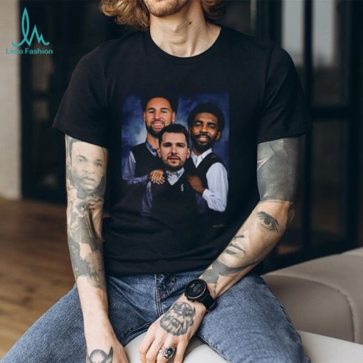 New Trio New Big 3 Luka Doncic Kyrie Irvin Klay Thompson Dallas Mavericks Vintage Unisex T Shirt