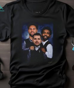 New Trio New Big 3 Luka Doncic Kyrie Irvin Klay Thompson Dallas Mavericks Vintage Unisex T Shirt
