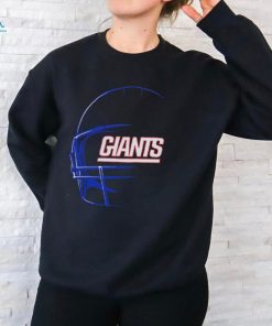 New York Giants Nfl Oversized Black Short Sleeve T Shirt