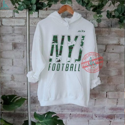 New York Jets Team Camo Dark Grey Heather T Shirt