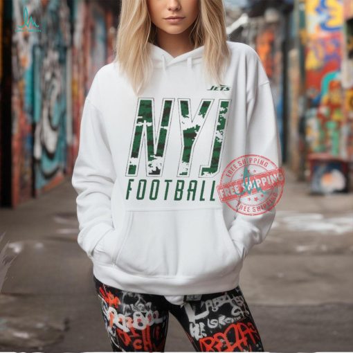 New York Jets Team Camo Dark Grey Heather T Shirt