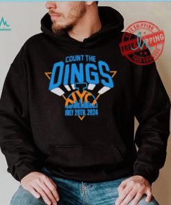 New York Knicks count the Dings NYC 2024 logo shirt