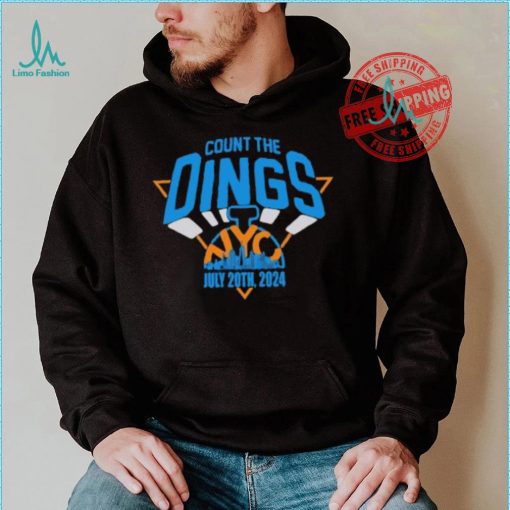 New York Knicks count the Dings NYC 2024 logo shirt