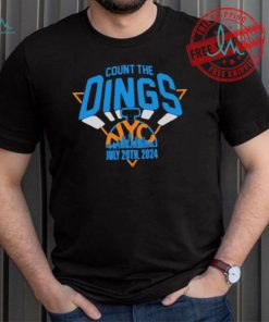 New York Knicks count the Dings NYC 2024 logo shirt