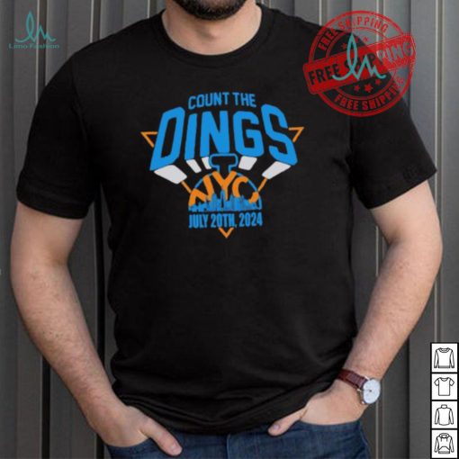 New York Knicks count the Dings NYC 2024 logo shirt