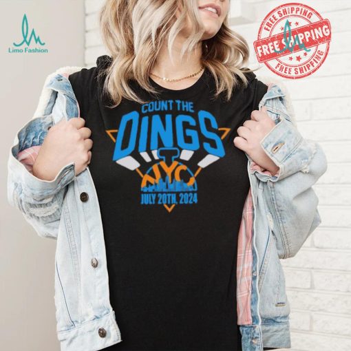 New York Knicks count the Dings NYC 2024 logo shirt