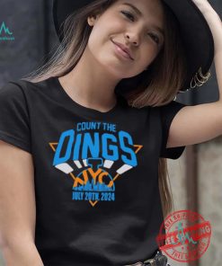 New York Knicks count the Dings NYC 2024 logo shirt