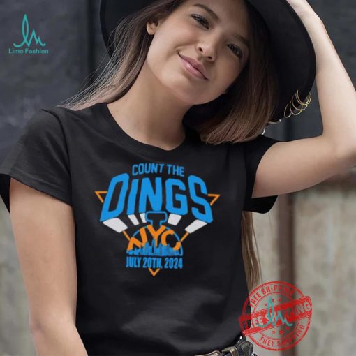 New York Knicks count the Dings NYC 2024 logo shirt