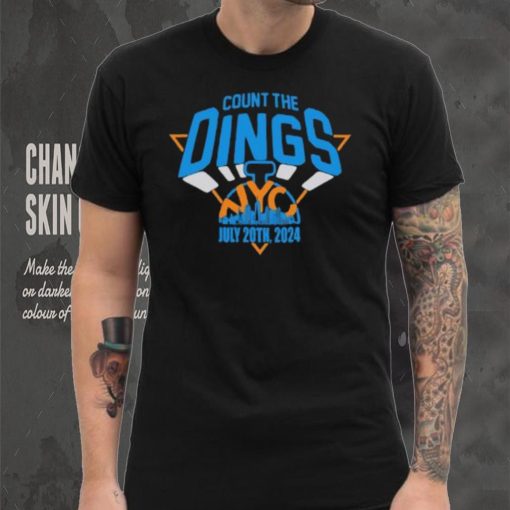 New York Knicks count the Dings NYC 2024 logo shirt