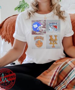 New York Sports Team Logo License Plate Art Giants Rangers Knicks Mets V8 Kids T Shirt