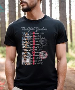 New York Yankees 2024 Times Starting Line Up T Shirt