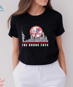 New York Yankees The Bronx Skyline players name 2024 shirt