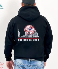 New York Yankees The Bronx Skyline players name 2024 shirt