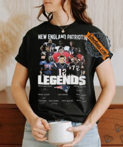 New england Patriots all the legends of best team fan signatures 2024 shirt