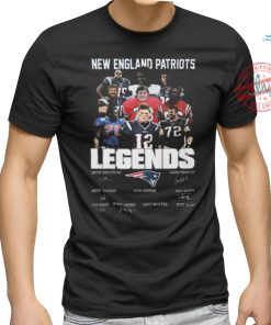 New england Patriots all the legends of best team fan signatures 2024 shirt
