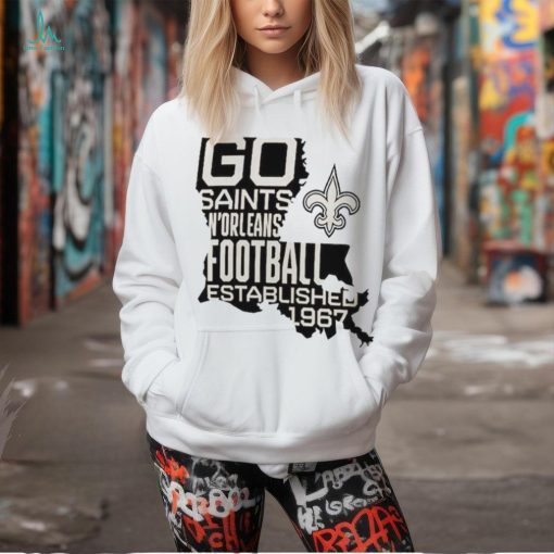 New orleans saints fanatics hot shot state T shirt