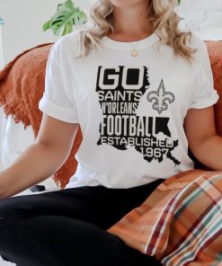 New orleans saints fanatics hot shot state T shirt