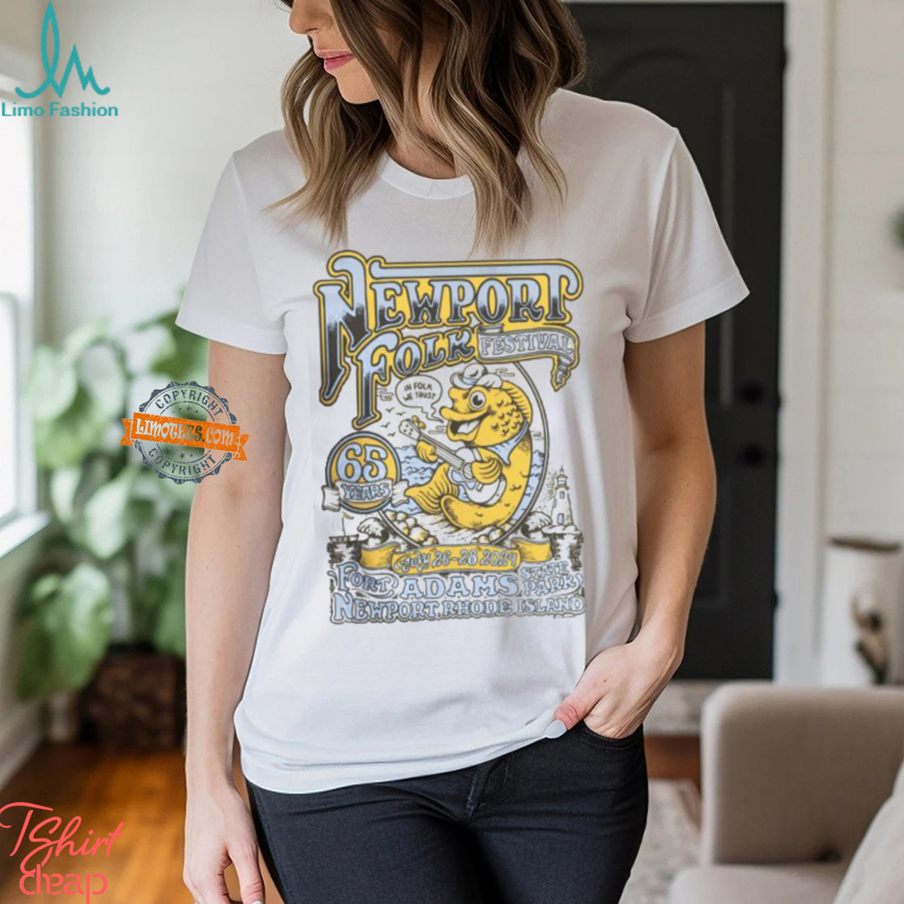 Newport Folk Festivals 65th Anniversary At Fort Adams State Park In Newport RI 2024 Unisex T Shirt Newport Folk Festivals 65th Anniversary At Fort Adams State Park In Newport RI 2024 Unisex T Shirt