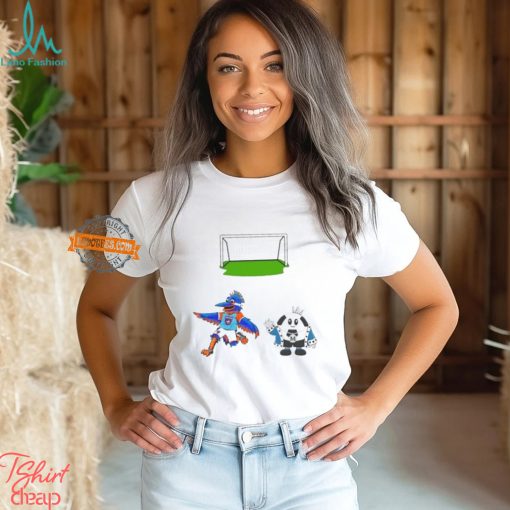 Nice Charlotte VS Inter Miami MLS 2024 mascot cartoon soccer shirt