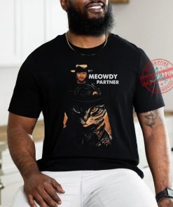 Nice Clint eastwood meowdy partner vintage shirt