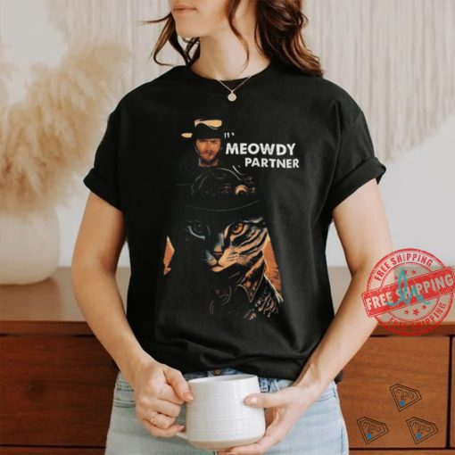 Nice Clint eastwood meowdy partner vintage shirt