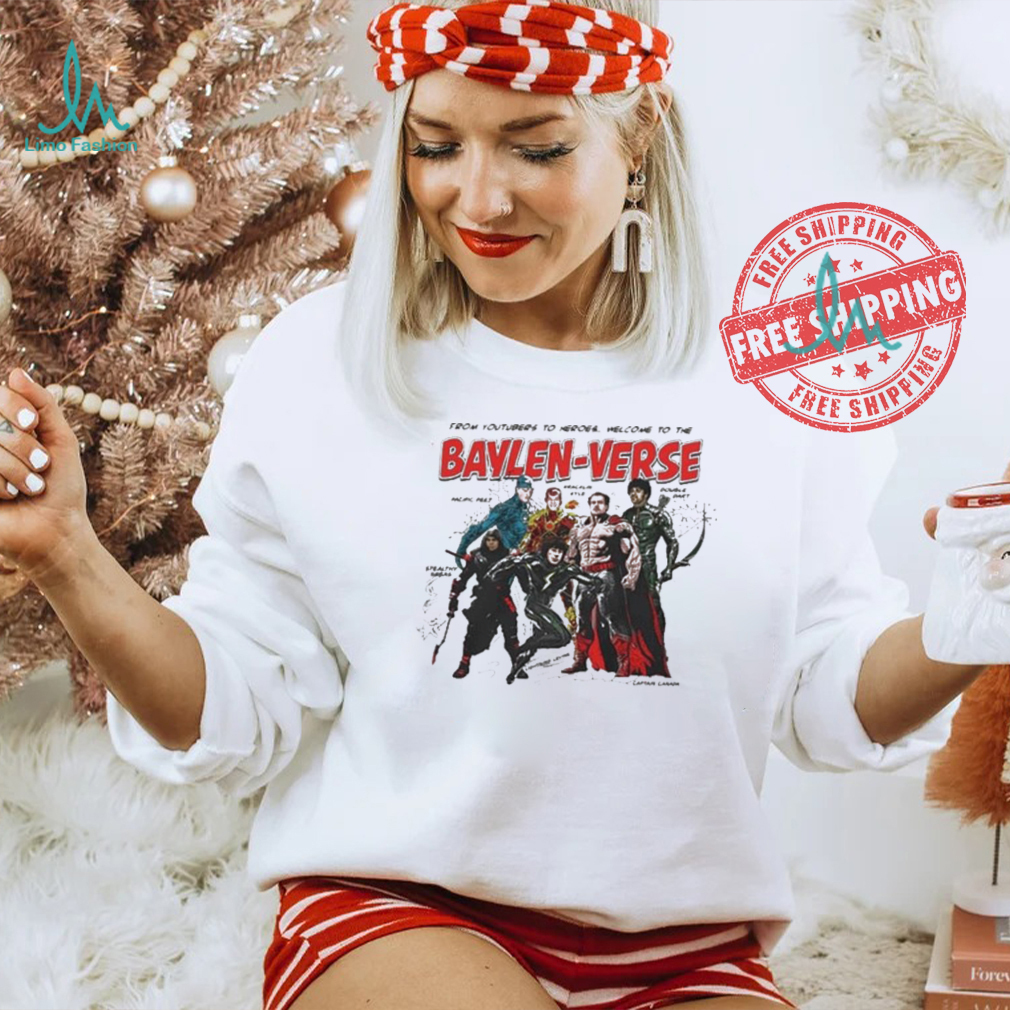 Nice From youtubers to heroes welcome to the baylen verse shirt Nice From youtubers to heroes welcome to the baylen verse shirt