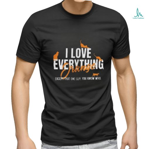 Nice I love orange anti Trump kamala harris 2024 vote blue 2024 shirt