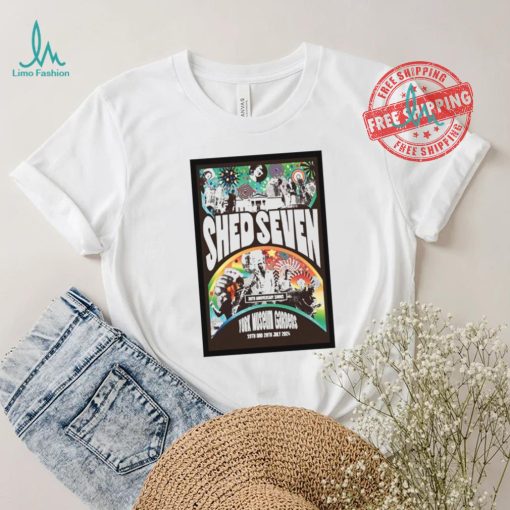 Nice Shed seven 19th and 20th july 2024 museum gardens york shirt