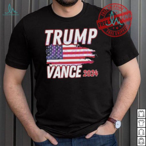 Nice Trump Vance 2024 Flag Maga American flag shirt