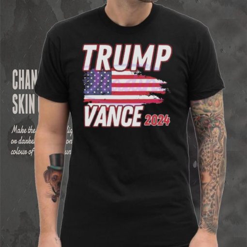 Nice Trump Vance 2024 Flag Maga American flag shirt