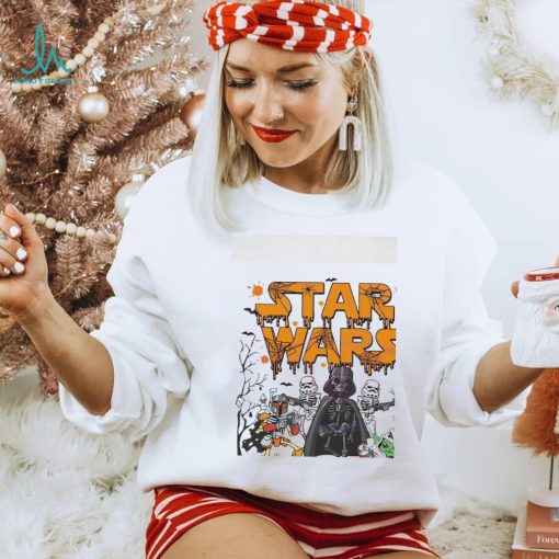 Nice Vintage star wars halloween disney family 2024 shirt