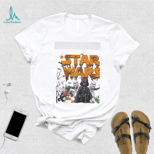 Nice Vintage star wars halloween disney family 2024 shirt