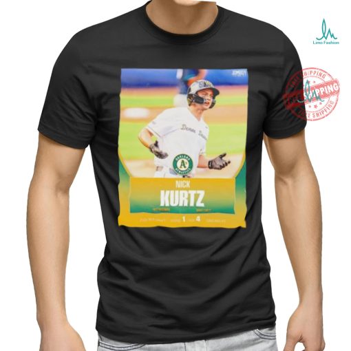 Nick Kurtz First Baseman Wake Forest 2024 MLB Draft round 1 pick 4 Oakland A’s shirt