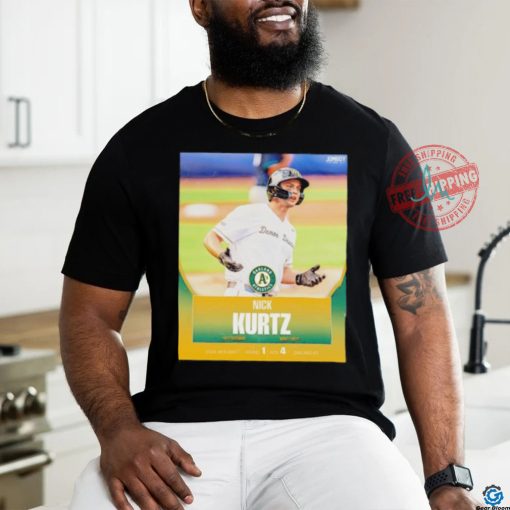 Nick Kurtz First Baseman Wake Forest 2024 MLB Draft round 1 pick 4 Oakland A’s shirt