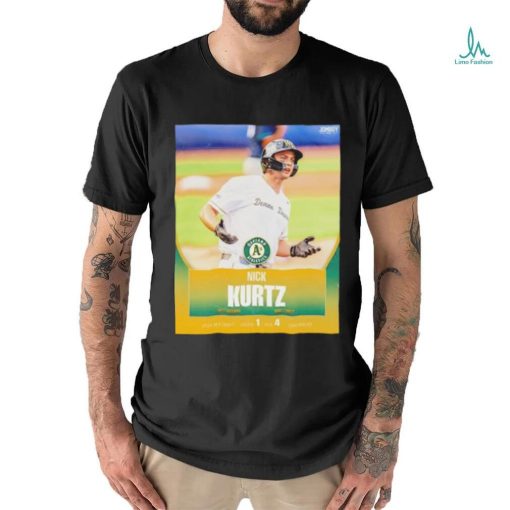 Nick Kurtz First Baseman Wake Forest 2024 MLB Draft round 1 pick 4 Oakland A’s shirt