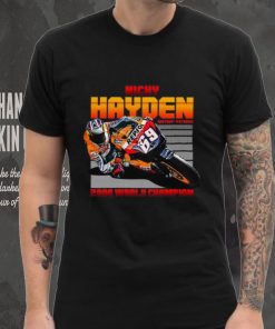 Nicky Hayden 2006 Motogp Champion Round neck T Shirt Unisex