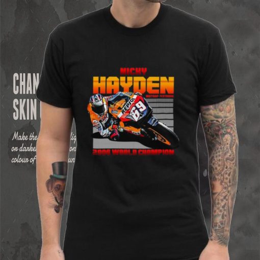 Nicky Hayden 2006 Motogp Champion Round neck T Shirt Unisex