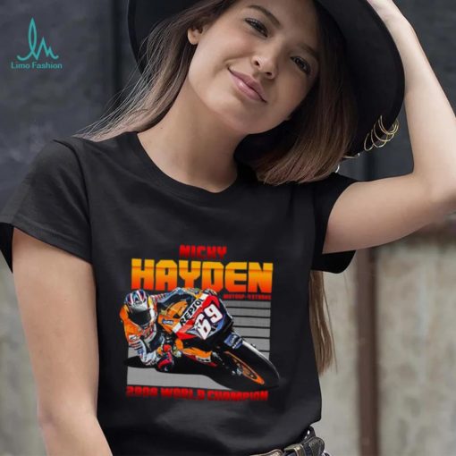 Nicky Hayden 2006 Motogp Champion Round neck T Shirt Unisex